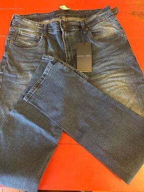 Men's Indigo Straight Jeans nickel and iron 32x32 nwt